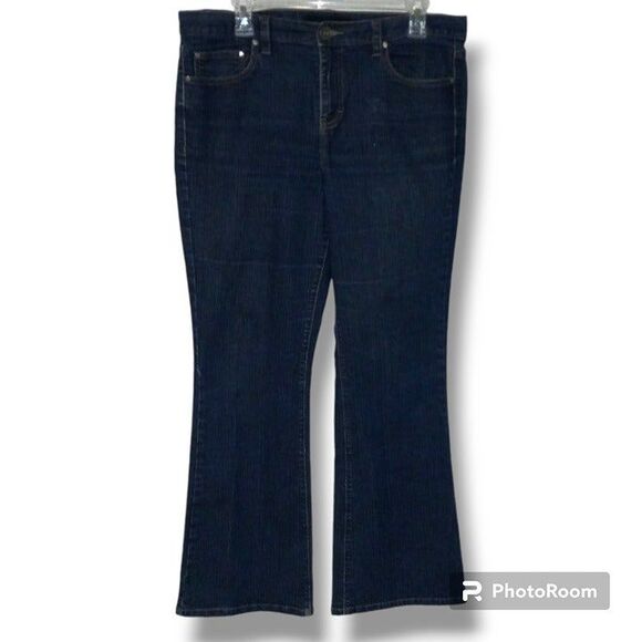 Calvin Klein Denim - Calvin Klein Size 31/12 Flare Jeans-Medium Wash-Mid Rise-Normcore-Classic-